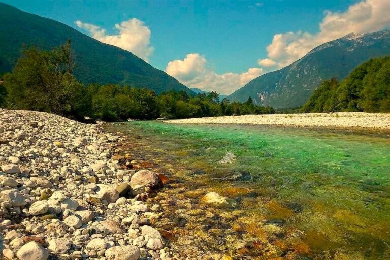 El valle del Soča en Eslovenia